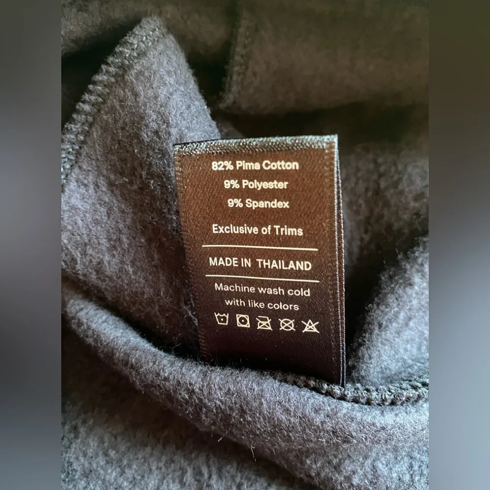 Public Rec Black Crewneck Sweatshirt Athleisure Lounge Pullover EUC Med - Picture 9 of 9